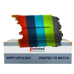 FORD TRUCKS & VANS TRANSIT REAR BUMPER SIDE COVER LEFT (Driver Side) TXT-BLACK (OUTER SECTION)(EXC EXTENDED LENGTH)**CAPA** OEM#KK4Z17F774FB 2020-2024 PL#FO1116107C