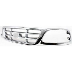 FORD TRUCKS & VANS FORD/PU  (F150 HERITAGE MODEL) GRILLE CHROME/SILVER (2 Horizontal & 2 Vertical bars OEM#3L3Z8200AB 2004 PL#FO1200371