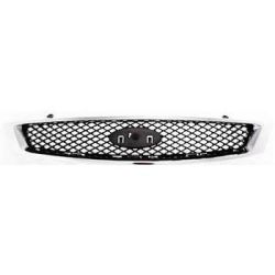 FORD FOCUS  GRILLE CHROME/BLACK (EXC 06-07 W/STREET PKG) OEM#5S4Z8200AAA 2005-2007 PL#FO1200430