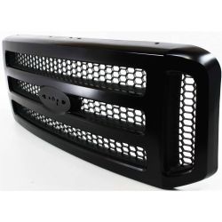 FORD TRUCKS & VANS FORD/PU  (F250/350/450/550) Super Duty GRILLE BLACK (XLT/OUTLAW/LARIAT)(WO/CHROME PKG)(BAR DESIGN) OEM#6C3Z8200CY 2005-2007 PL#FO1200457