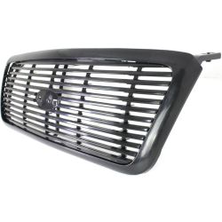 FORD TRUCKS & VANS FORD/PU  (F150 EXC HERITAGE) GRILLE BLACK FRAME/ BLACK (12 LINE)(FX2) OEM#7L3Z8200CPTM 2007-2008 PL#FO1200501