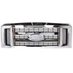 FORD TRUCKS & VANS FORD VAN CUTAWAY (E250/350/450/550) GRILLE CHROME**CAPA** OEM#9C2Z8200AA 2008-2025 PL#FO1200507C