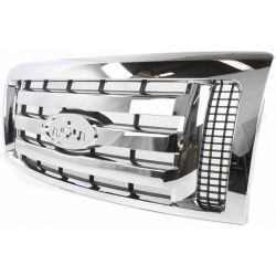 FORD TRUCKS & VANS FORD/PU  (F150)(EXC SVT RAPTOR) GRILLE CHROME (3 BAR)(XLT MDL) OEM#9L3Z8200D 2009-2012 PL#FO1200511