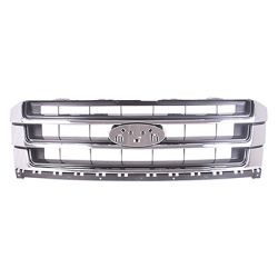 FORD TRUCKS & VANS EXPEDITION GRILLE SATIN-CHROME (PLATINUM) OEM#FL1Z8200DA 2015-2017 PL#FO1200589