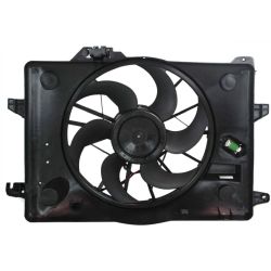 FORD CROWN VICTORIA RADIATOR & A/C FAN ASSEMBLY (FROM 4-8-00)(SINGLE FAN) OEM#1W1Z8C607AA 2000-2002 PL#FO3115121
