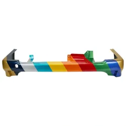 GM TRUCKS & VANS CITY EXPRESS REAR BUMPER COVER TEXT-BLK (WO/SENSOR) **CAPA** OEM#19318183 2015-2018 PL#GM1100961C