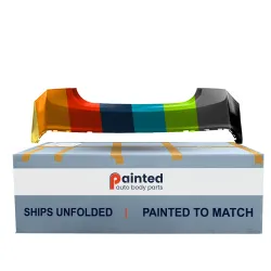 CHEVROLET MALIBU (NEW) REAR BUMPER COVER PRIMED (WO/SENSOR)(WO/BLIND SPOT DETECT) OEM#84276886 2016-2018 PL#GM1100979