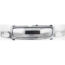 GM TRUCKS & VANS YUKON DENALI/YUKON XL DENALI (GMC) GRILLE ASSEMBLY CHROME OEM#19130789 2001-2006 PL#GM1200510