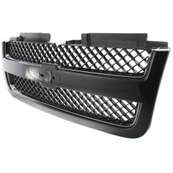 GM TRUCKS & VANS TRAILBLAZER GRILLE ASSEMBLY CHR/GRAY (LT MDL) (INNER & OUTER) OEM#19121044 2006-2009 PL#GM1200549