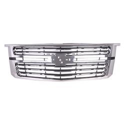 GM TRUCKS & VANS TAHOE (CHEVY) GRILLE CHROME/BLACK W/5 CHROME INNER MLDG (HORIZONTAL)(EXC LT 4WD W/Z71) OEM#84724082 2015-2020 PL#GM1200704