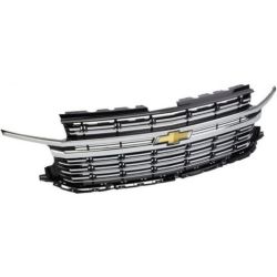 GM TRUCKS & VANS TAHOE GRILLE ASSY BLACK W/CHROME CENTER MLDG (LT) OEM#85633892 2021-2024 PL#GM1200769