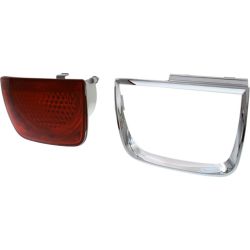 CHEVROLET CAMARO CONV TAIL LAMP ASSY LEFT (Driver Side) (OUTER) W/CHROME BEZEL (HALOGEN HEAD LAMP)**CAPA** OEM#92244320 2011-2013 PL#GM2804108C