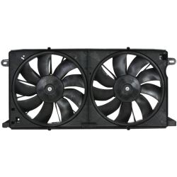 CADILLAC DEVILLE RADIATOR & A/C FAN ASSY (DUAL FAN) OEM#12494766-PFM 2000-2005 PL#GM3115186