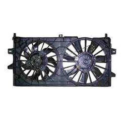 CHEVROLET IMPALA / IMPALA LIMITED (2pc T/L) RADIATOR & A/C FAN ASSEMBLY (3.5L/3.9L)(DUAL FAN) OEM#89018690-PFM 2006-2011 PL#GM3115187