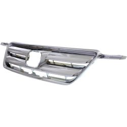 HONDA CRV GRILLE ASSY CHROME/DK-GRAY (GRILLE INNER+OUTER+ALL MLDG) OEM#71122S9AA01-PFM 2005-2006 PL#HO1200194