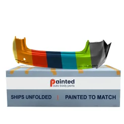 GENESIS G80 REAR BUMPER COVER PRIMED (WO/SENSOR)(3.8/5.0L) OEM#86611B1000 2017-2020 PL#HY1100203