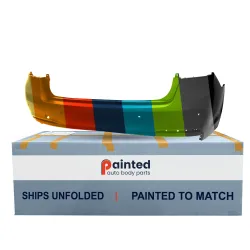 GENESIS G80 REAR BUMPER COVER PRIMED (W/SENSOR)(3.8/5.0L) OEM#86640B1100 2017-2020 PL#HY1100204