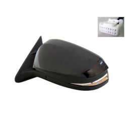 TOYOTA HIGHLANDER HYBRID DOOR MIRROR LEFT (Driver Side) PWR/HTD/SIGNAL/MEMORY (W/BLIS)(W/CVR) OEM#879400E143-PFM 2014-2017 PL#TO1320318