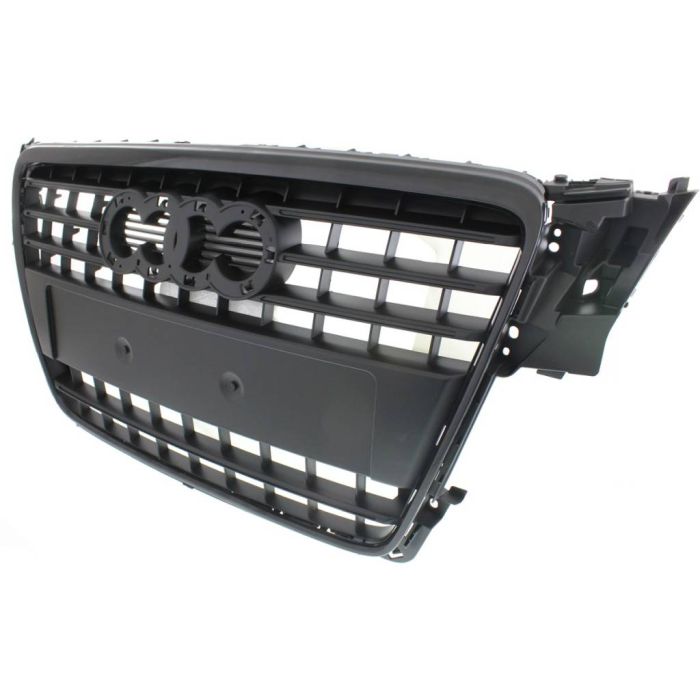 AUDI A4 SEDAN / WAGON GRILLE ASSEMBLY BLACK W/BLK OUTER MOLDING