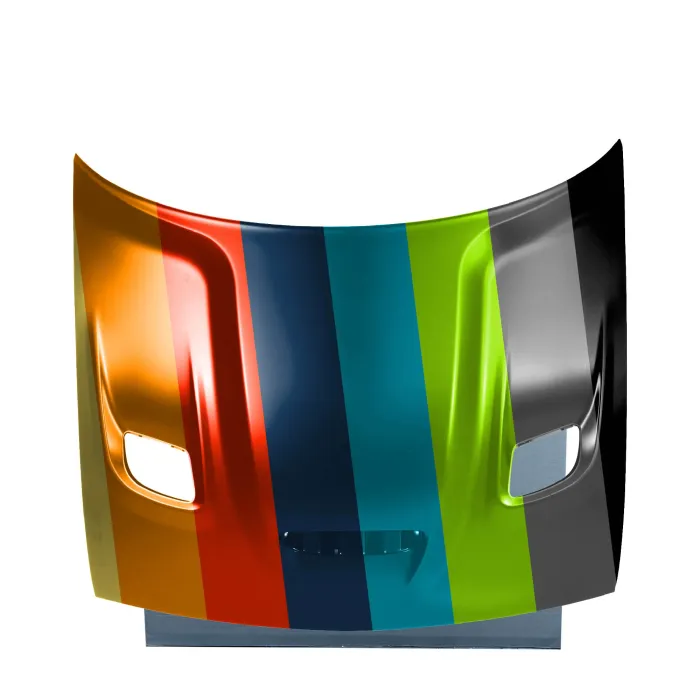 DODGE CHALLENGER HOOD (ALUM)(CENTER SCOOP W/SIDE VENT)(HELLCAT/ R