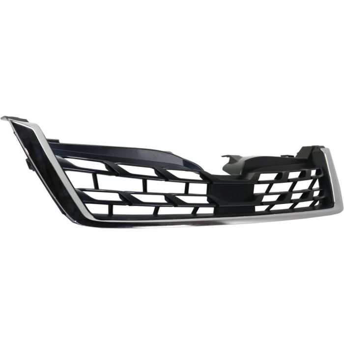 SUBARU FORESTER GRILLE BLACK W/CHR MOLDING (LOWER SECTION) OEM