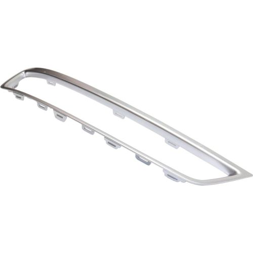 ACURA MDX FRONT BUMPER INSERT MESH FRAME LEFT (Driver Side) SILVER OEM#71109STXA00 2010-2013 PL#AC1038111