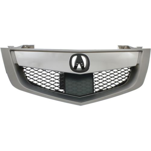 ACURA MDX GRILLE ASSEMBLY CHROME SATIN NICKEL/BLK (W/SENSOR BELOW EMBLEM) OEM#75100STXA12 2010-2013 PL#AC1200119
