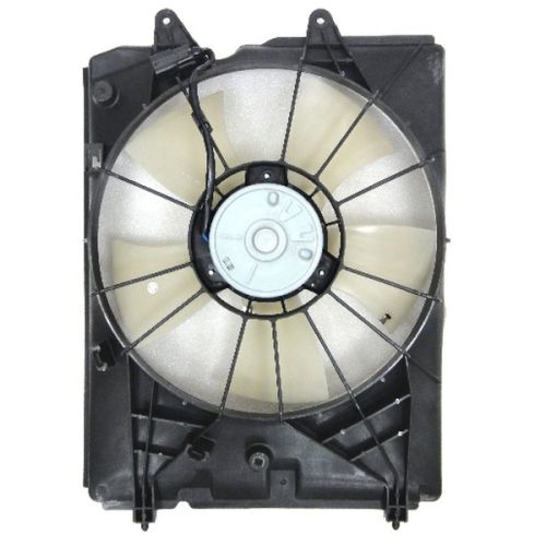 ACURA MDX RADIATOR FAN ASSEMBLY LEFT (Driver Side) (PLASTIC SHROUD) OEM#19015RYEA01-PFM 2007-2013 PL#AC3115119