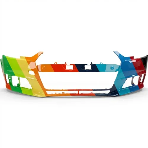 AUDI A4 SEDAN FRONT BUMPER COVER PRIMED (WO/WASHER)(W/2 SENSOR)(WO/S-LINE)**CAPA** OEM#8W0807065NGRU 2017-2018 PL#AU1000236C