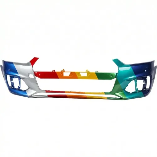 AUDI A5 4DOORS SPORTBACK  FRONT BUMPER COVER PRIMED (WO/WASHER)(W/PK SENSOR)(WO/AUTO PARK)(WO/S-LINE) **CAPA** OEM#8W6807065AGRU 2018-2019 PL#AU1000280C