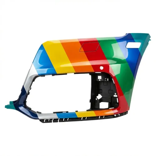 AUDI Q5 / SQ5  FRONT BUMPER COVER PRIMED LEFT (Driver Side) (Q5 WO/S-LINE)(W/PK SENSOR)(WO/PARALLEL PK SENSOR) **CAPA** OEM#80A807107DGRU 2018-2020 PL#AU1016110C