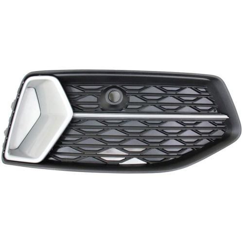 AUDI A6 SEDAN FOG LAMP COVER RIGHT (Passenger Side) SATIN-BLACK/ALUM (WO/S-LINE) OEM#4K0807648D3HB 2019-2023 PL#AU1039152