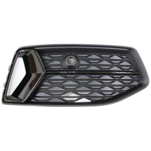 AUDI A6 SEDAN FOG LAMP COVER RIGHT (Passenger Side) SATIN-BLACK/GLOSS BLACK (WO/S-LINE) OEM#4K0807648DT94 2019-2023 PL#AU1039153