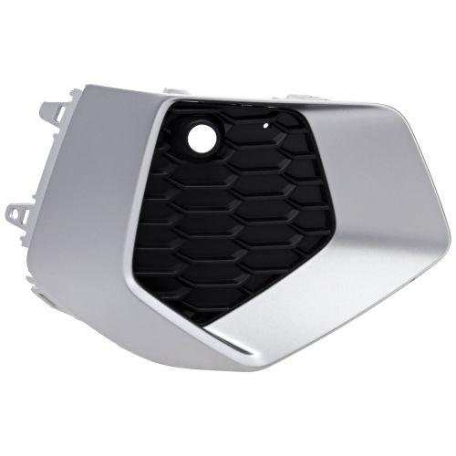 AUDI A3 SEDAN FOG LAMP COVER RIGHT (Passenger Side) BLACK W/SILVER FRAME OEM#8Y0807672TB2 2022-2024 PL#AU1039167