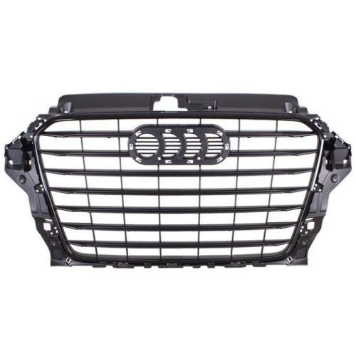 AUDI A3 SEDAN  GRILLE BLACK W/BLACK MLDG OEM#8V5853651BCKA 2015-2016 PL#AU1200135
