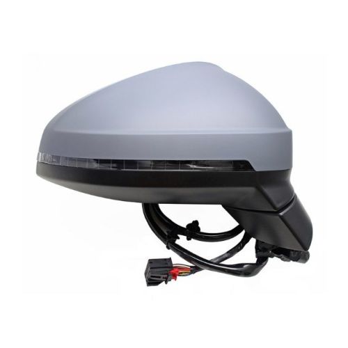 AUDI A4 SEDAN DOOR MIRROR LEFT (Driver Side) PWR/HTD/SIGNAL (WO/LANE DEPARTURE)(WO/AUTO DIMMING)(PTM) OEM#8W1857409T9B9-PFM 2017-2019 PL#AU1320135