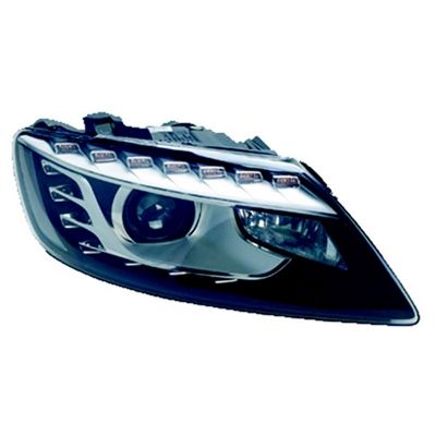 AUDI Q7 HEAD LAMP UNIT RIGHT (Passenger Side) (XENON)(WO/CURVE LIGHTING) **CAPA** OEM#4L0941030AK 2010-2015 PL#AU2503158C