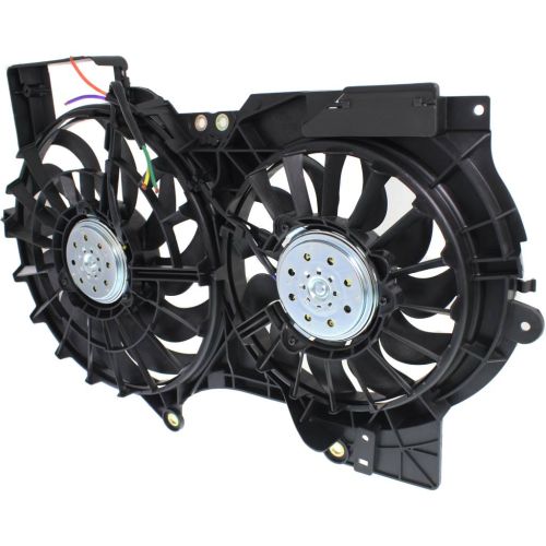 AUDI A6 SEDAN /WAGON RADIATOR & A/C FAN ASSEMBLY 3.0/3.2L (WO/MODULE) OEM#4F0121207A-PFM 2005-2011 PL#AU3115109