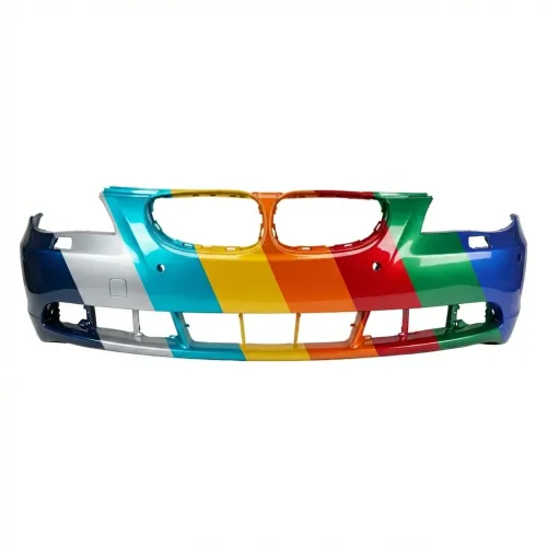 BMW BMW 5 SERIES (SEDAN) FRONT BUMPER COVER PRIMED (W/O M PKG)(W/SENSOR) OEM#51117111740 2004-2007 PL#BM1000153