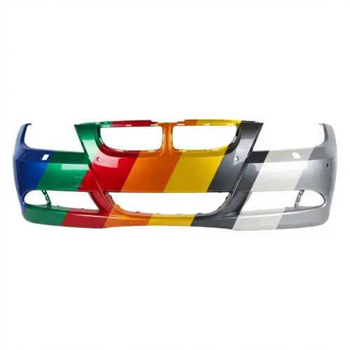 BMW BMW 3 (SEDAN) FRONT BUMPER COVER PRIMED (W/SENSOR)(W/WASHER) **CAPA** OEM#51117170053 2006-2008 PL#BM1000177C