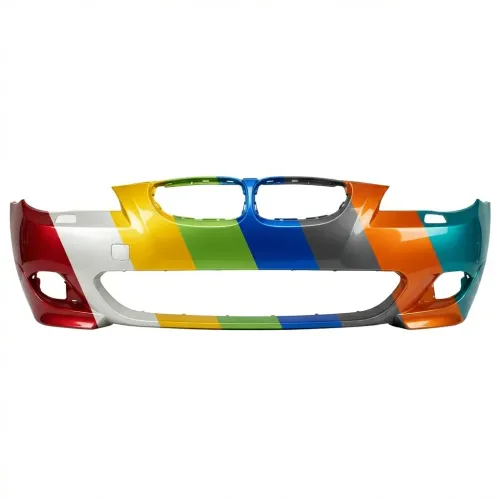 BMW BMW 5 SERIES (SEDAN) FRONT BUMPER COVER PRIMED (W/M PKG) (W/O SENSOR) OEM#51117897207 2004-2007 PL#BM1000182