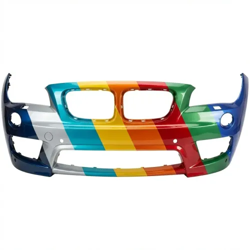 BMW BMW X1 FRONT BUMPER COVER PRIMED (W/ WASHER)(W/ SENSOR)(W/ M SPORT)(1PC) OEM#51118050636 2013-2015 PL#BM1000305