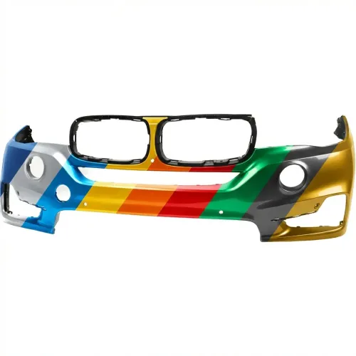 BMW BMW X5  FRONT BUMPER COVER PRIMED (WO/HL WASH)(W/6 SENSOR)(W/SURND VIEW)(WO/M SPT) OEM#51117378617 2014-2018 PL#BM1000396