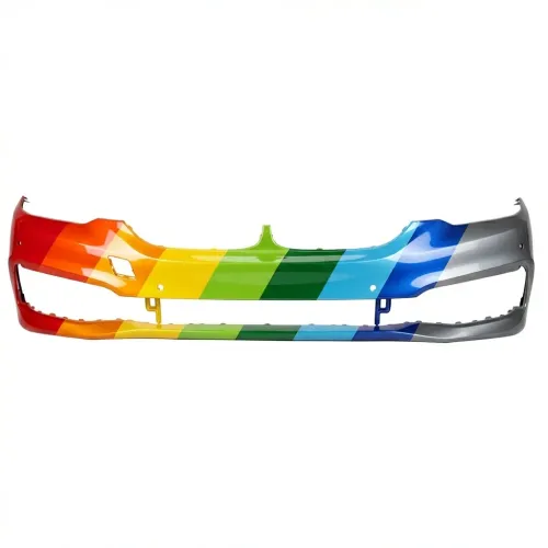 BMW BMW 5 SERIES (SEDAN)  FRONT BUMPER COVER PRIMED (WO/WASJER)(W/SENSOR)(W/PK ASSIST)(530/540)(WO/M PKG OEM#51117427445 2017-2020 PL#BM1000469