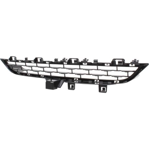 BMW BMW X5 FRONT BUMPER GRILLE UPPER (ALUMINUM TEXT-BLK) (WO/M SPORT) OEM#51117336506 2014-2018 PL#BM1036181