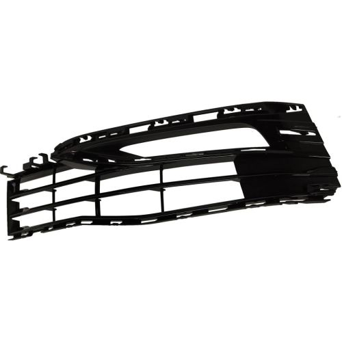 BMW BMW 5 SERIES HYBRID FRONT BUMPER GRILLE OUTER LEFT (Driver Side) BLACK (W/LUXURY) (WO/M PKG) OEM#51117385277 2018-2020 PL#BM1038195