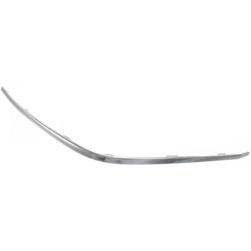 BMW BMW 7 SERIES FRONT BUMPER OUTER COVER UPPER MLDG LEFT (Driver Side) CHROME (745Li/760Li) OEM#51117033475 2002-2005 PL#BM1046121