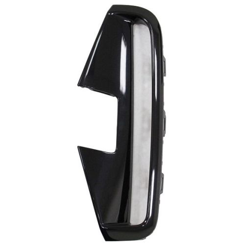 BMW BMW 4 CONVERTIBLE FRONT BUMPER SIDE GRILLE TRIM LEFT (Driver Side) GLOSS-BLACK (430i W/M SPORT)(M440i) OEM#51118077069 2021-2024 PL#BM1046159