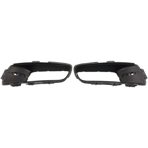 BMW BMW X5  FRONT BUMPER GRILLE BEZEL PAIR (2PC)(W/O M PKG) OEM#51117172450 2007-2010 PL#BM1099100