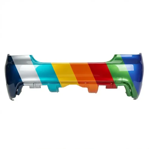 BMW BMW 5 SERIES (SEDAN)  REAR BUMPER COVER PRIMED W/SENSOR(W/M Pkg) OEM#51127897222 2004-2010 PL#BM1100161